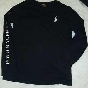 Polo Ralph Lauren Mens Longsleeve Big Pony W/ Ralph Lauren On Sleeve